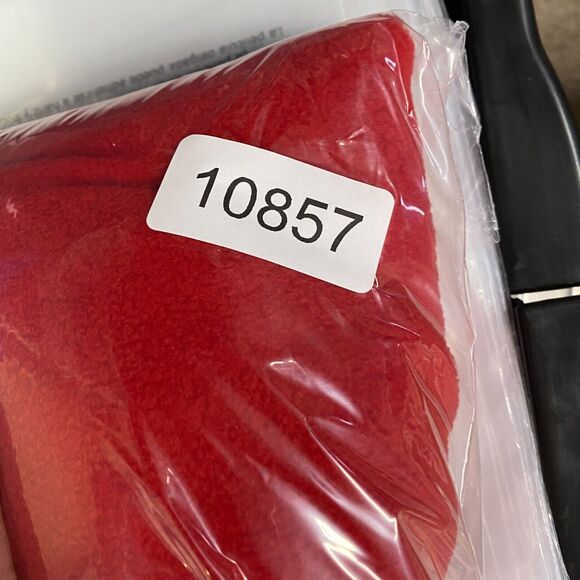 Sierra Pacific Vest Women L Large Red Snowmen High Neck Full Zip Fleece - Picture 9 of 9